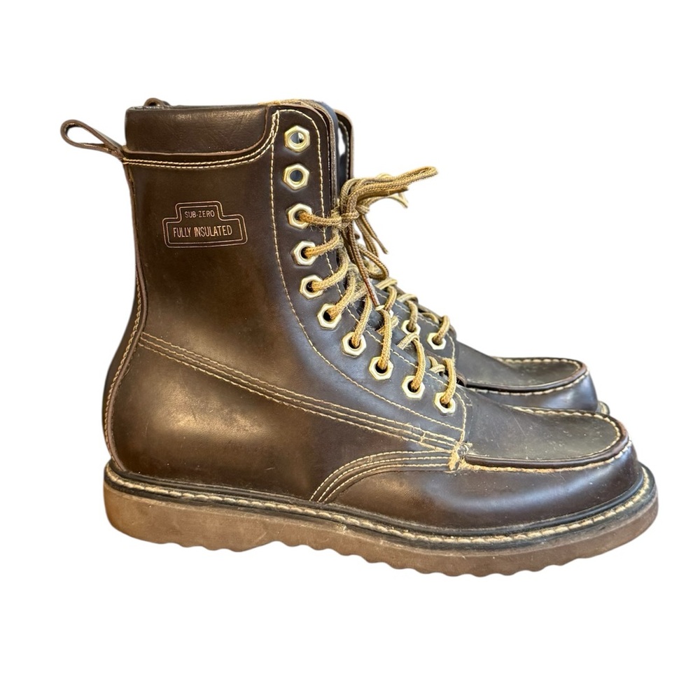 Sub Zero Vintage Leather Insulated Boots Men’s Size 7 Women’s Size 8.5